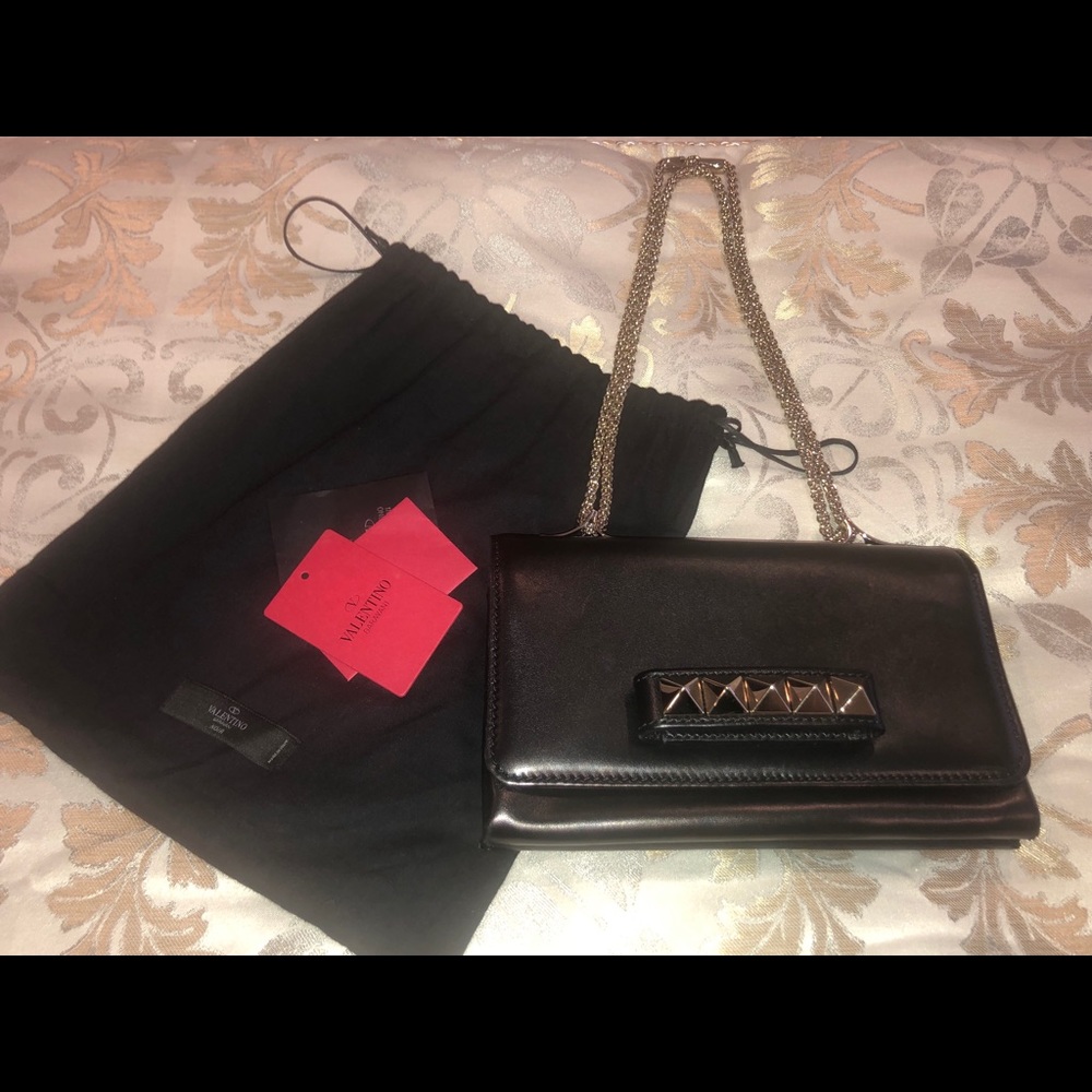 Valentino Rockstud VaVa Voom clutch/shoulder bag